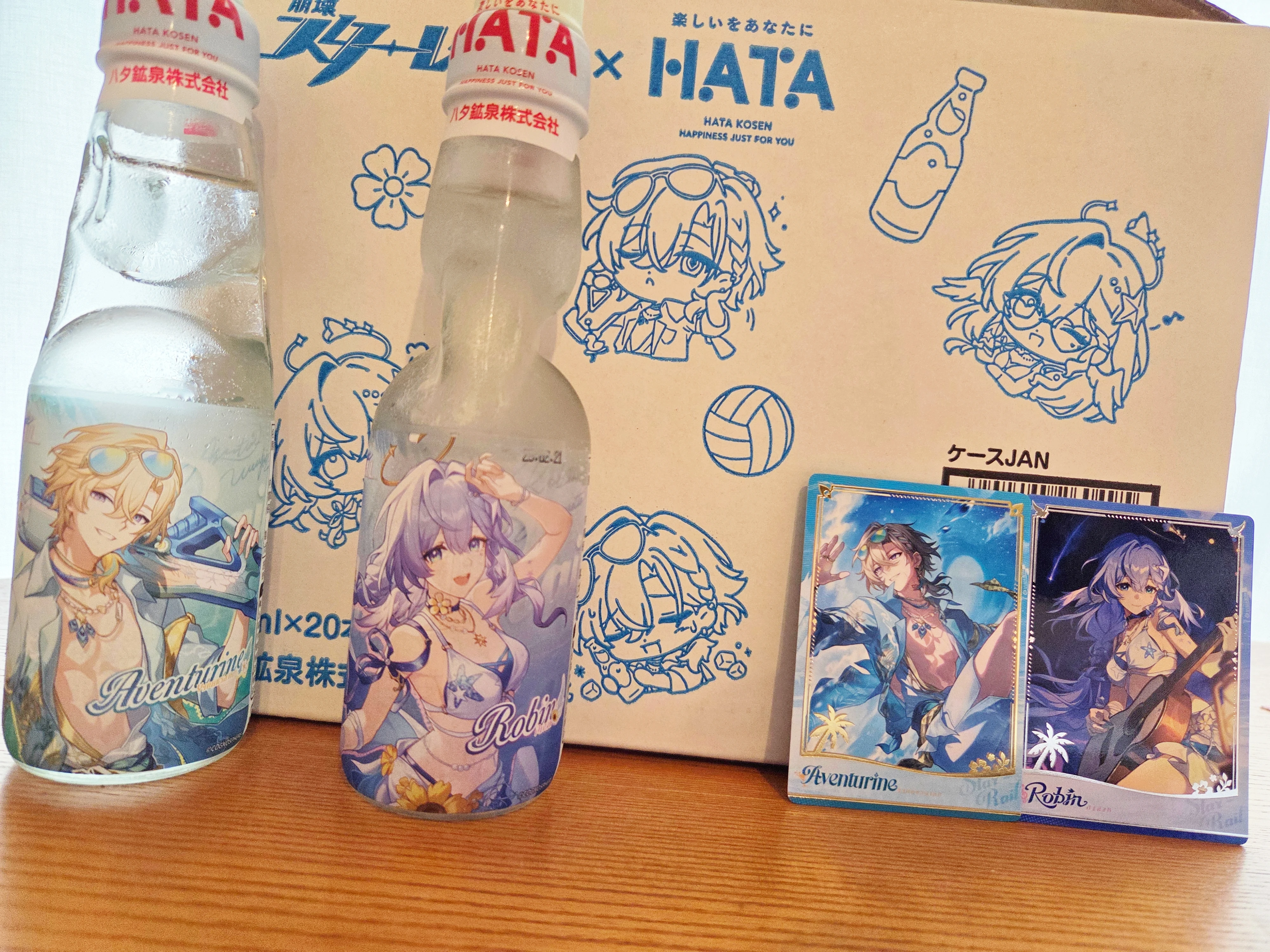 ハタ鉱泉×スタレ】コラボのラムネ20本届いたー！！！ Honkai: Star