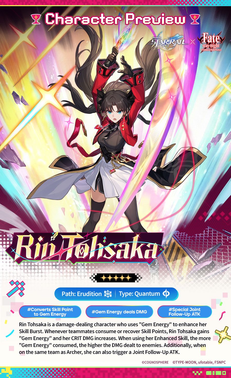 Character Preview | Rin Tohsaka Honkai: Star Rail | HoYoLAB